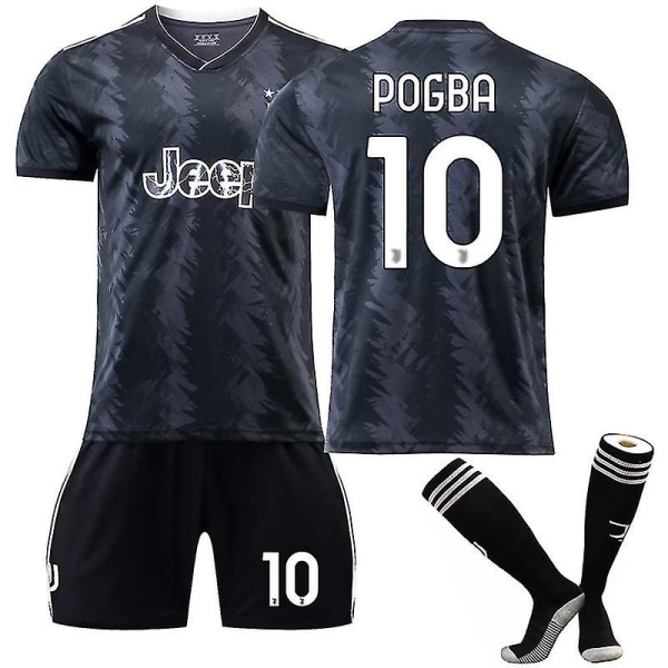 Pogba 10# 22-23 Ny sæson Juventus fodboldtrøjer sæt 22(120-130CM)