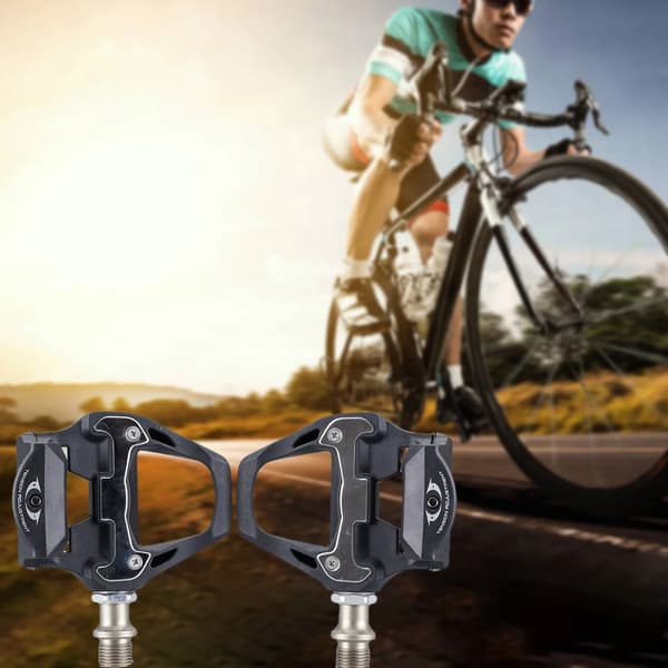Shimano Ultegra R8000 SPD-SL Clipless Pedaler med SM-SH11 Klamper Sort