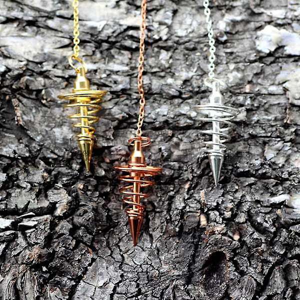Spiral Coil Point Meditation Yoga Balancing Pendant