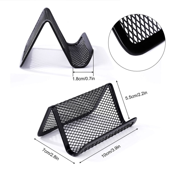 Mesh i metallnät Office Desk Card Display