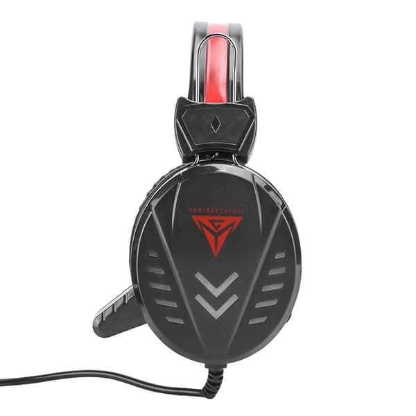A1 Gaming Headset 3.5mm USB Kablet Over Ear Hovedtelefon LED Lys Mikrofon