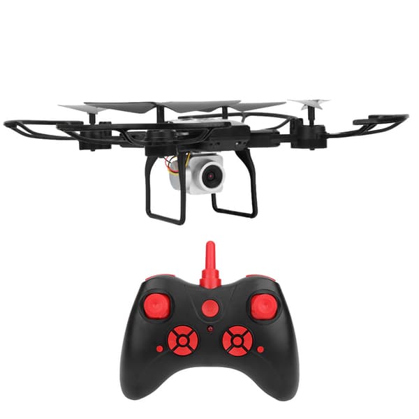 Foldbar Drone med 4K HD-kamera, WiFi-sanntidsstrømming, Quadcopter, Svart