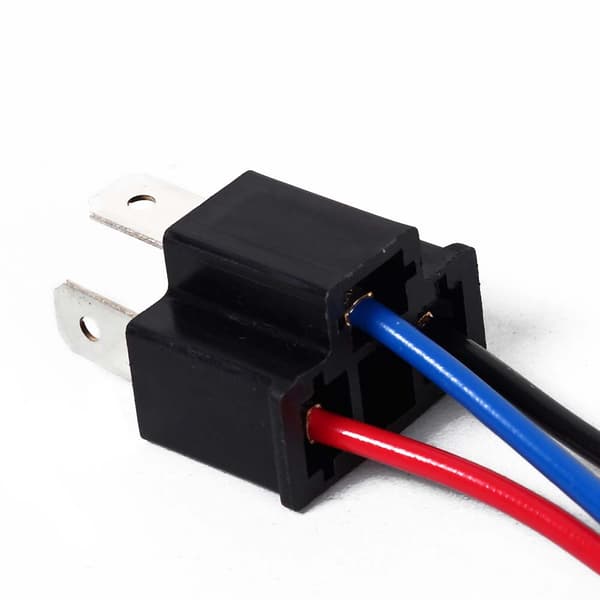 2 st H4 Hanututgångs-kontaktuttag med kabelhärva Tunga adapter