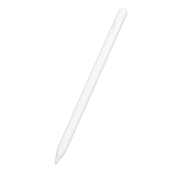 Fine Point Smart Stylus Pen med 2 spidser til iOS- og Android-tablets - Hvid