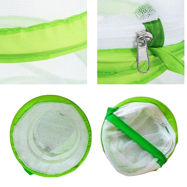 Butterfly Habitat Hopfällbart Bug Catcher Net 15X16CM
