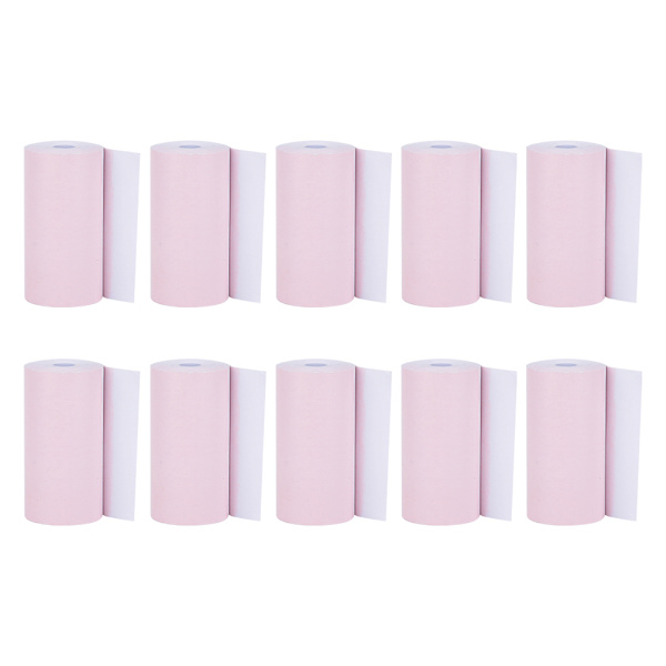 58mm Termiska Pappersrullar 10 Rullar Rosa