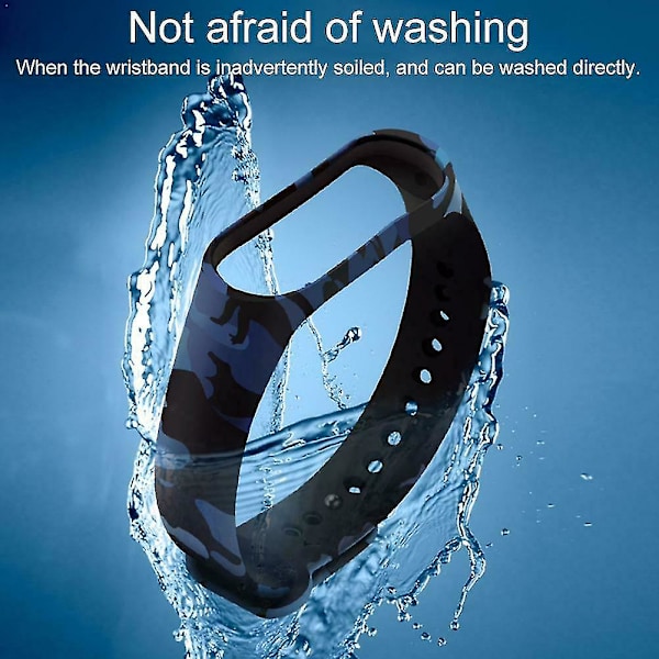 For Xiaomi Mi Band 3\u00264 Sport Bytt ut silikonarmbåndsurrem