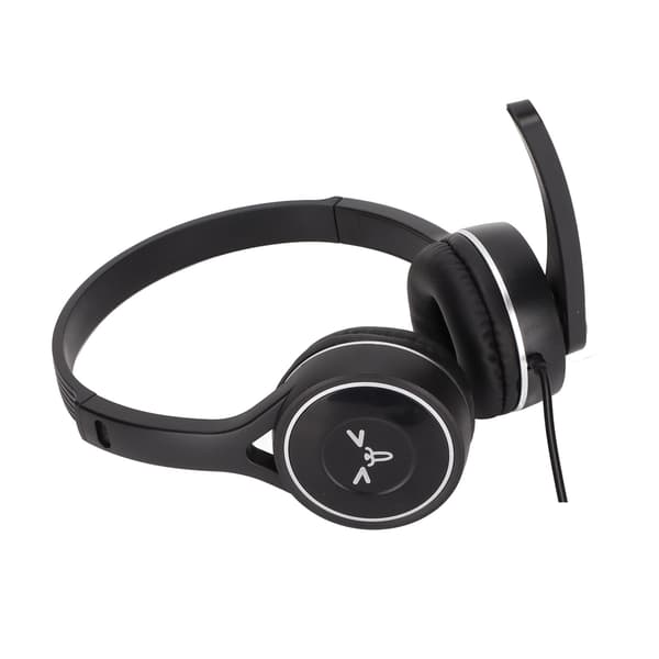 Vikbara On Ear-hörlurar för barn med mikrofon, brusisolering, 3,5 mm kabel, reseheadset