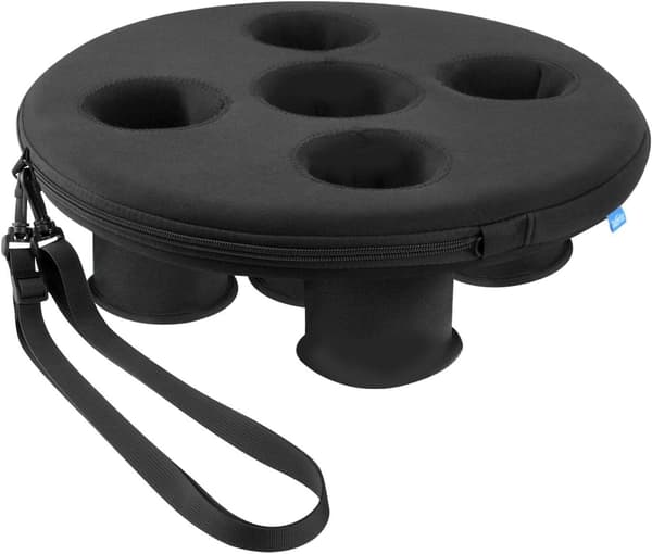 [DT]®RisingFF Flydende Pool Kopholder | 5-hullers drikkebakke til boblebad | Til pool og strand