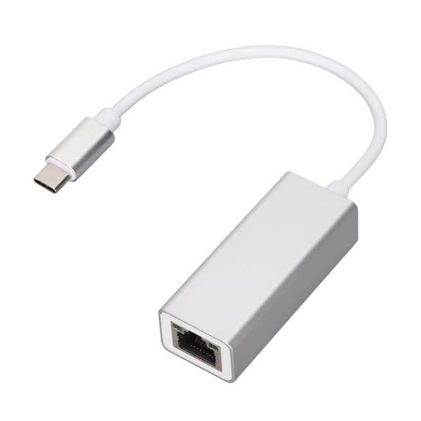 USB C till RJ45 Ethernet-adapter 9100 MB Silver Stabil överföring för MacBook Pro Galaxy S9 S8 Note