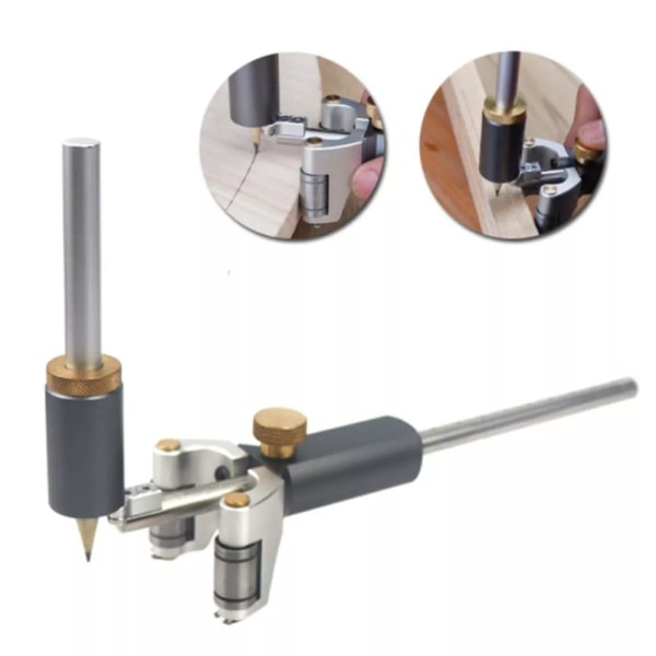 Parallell linjeritning Mätmätare DIY Wood Scribe Tool