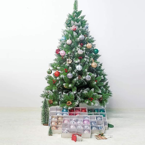 Julgranskulor 12 delar 6cm Set Juldekorationer