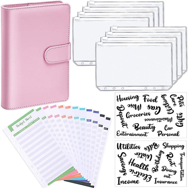 A6 Binder Budget Planner Notebook Covers Folder