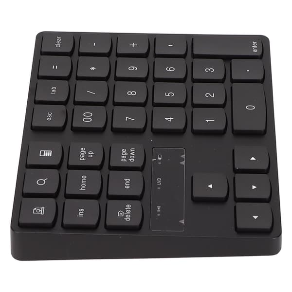 Trådlös Numerisk Knappsats 35 Tangenter Ergonomisk Design Tyst Snabb Respons 24G
