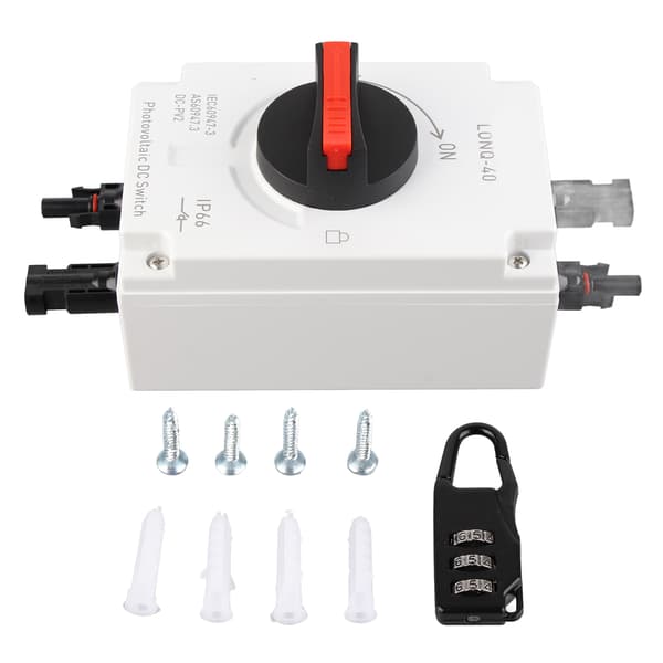 Solar DC Isolator Switch IP66 Vandtæt 1500V 32A 4P til RV Solenergi