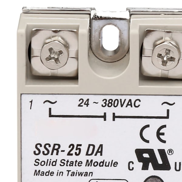 Enfaset Solid State Relæ Lav Støj Ingen Gnist Relæmodul SSR 25DA Strømstyring