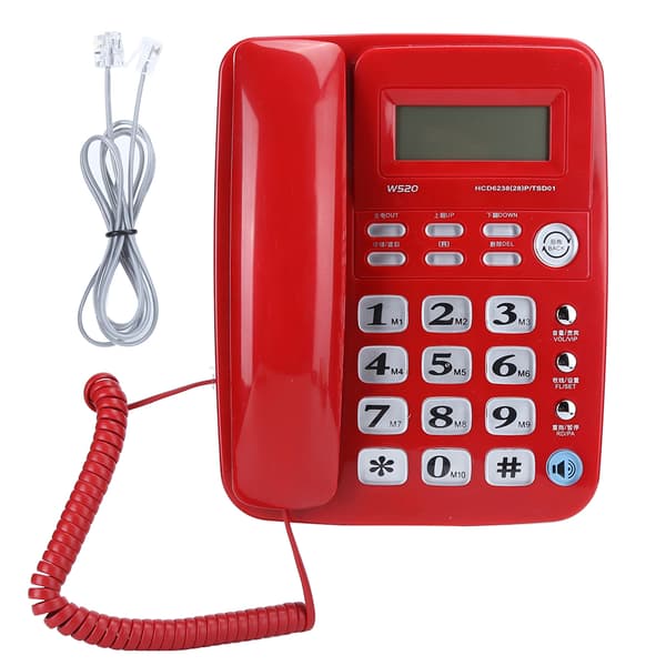 Kontor Affärs Telefon Fast Telefonlinje Nummerpresentation Hands Free Samtal