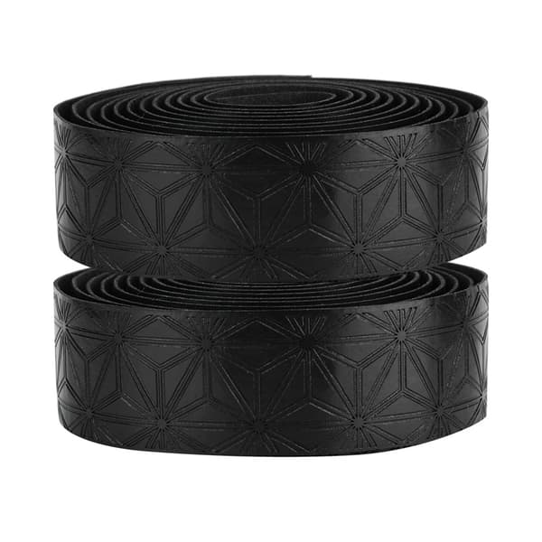 Landevejscykelstyrbånd Høj elastisk Blød svedabsorberende Styrtape Sort