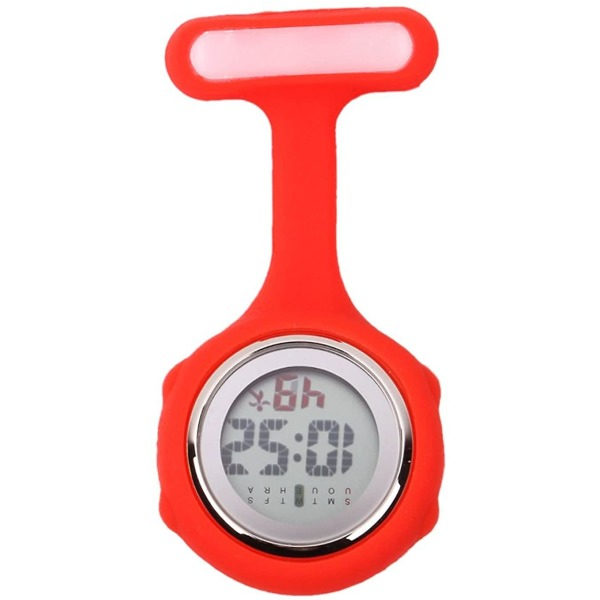 Digital silikon sjuksköterskeklocka watch Red