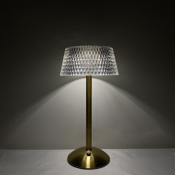 USB LED Akryl Bordslampa med Steglös Dimning för Barnrum eller Sängbord i Sovrummet