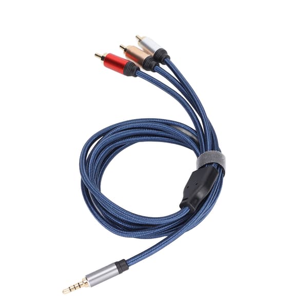 3,5 mm han til RCA han stereo lydkabel 1,8 m til højttaler TV CD DVD