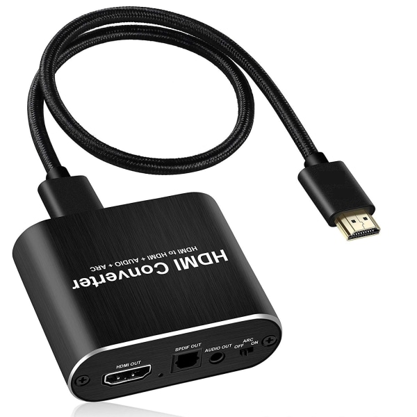 HDMI Audio Extractor video/ljuddelare 3D 4K