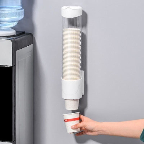 Dispenser för engångspapper, väggmonterad plastförvaringsställ