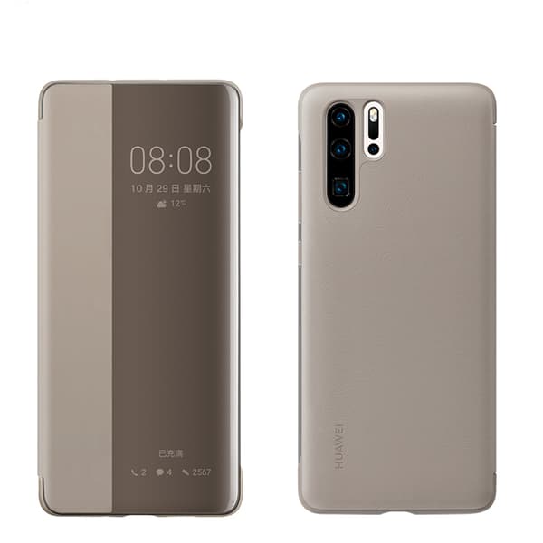 【DT】 Huawei P30 Pro - Ainutlaatuinen Smart View -suojakotelo Svart