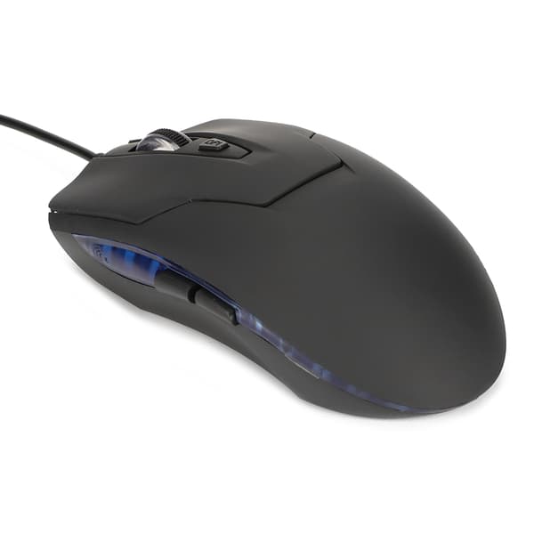 Blå Bakgrundsbelyst USB C Trådbunden Ergonomisk Gamingmus Multimediatangenter