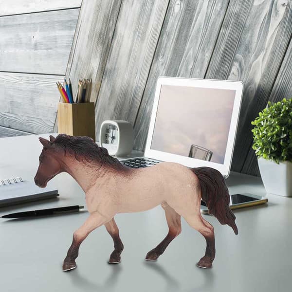 Simulerings Solid Hest Figur Plastik Dyremodel Pædagogisk Legetøj til Børn