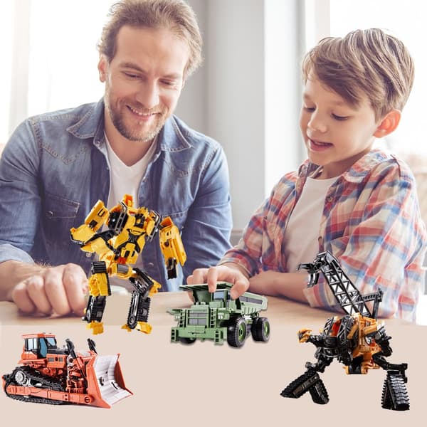 Deformasjonsrobotmodell, bærbar legeringsactionfigur, lekebil, gave til barn