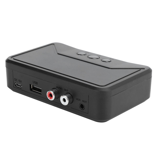 Bluetooth 5.0 Trådløs Lydadapter 3,5 mm Jack AUX NFC til 2RCA USB Stereo Receiver