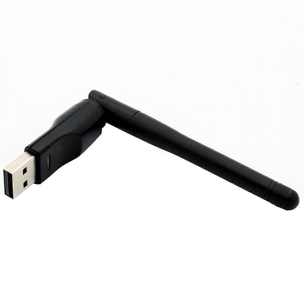 USB WIFI-adapterdongle til Alphabox Jynxbox Skybox Openbox 250 Dreambox (Sort)