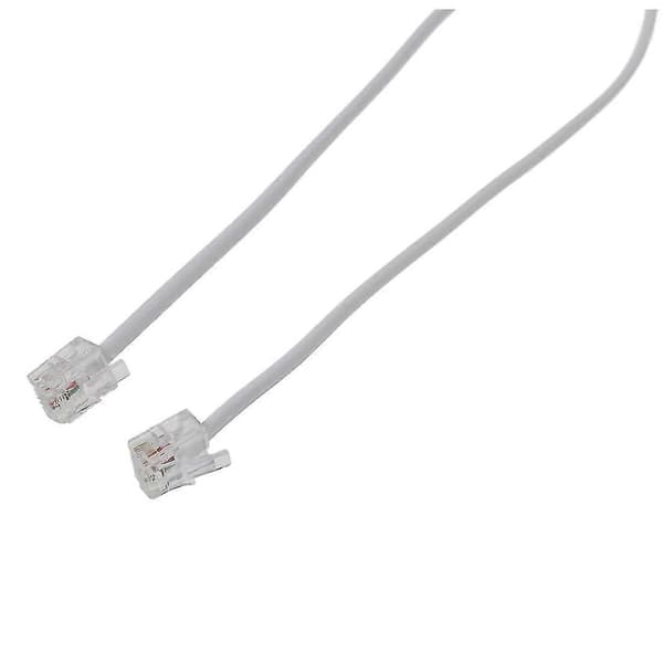 9m 30ft Rj11 6p2c Modulært Telefonkabel Hvid
