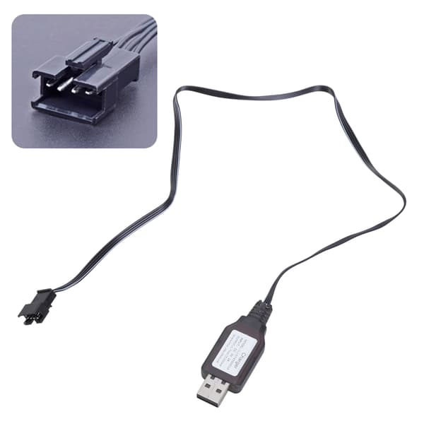 USB-opladerkabel SM4P USB-opladerkabel til 7,4 V lithiumbatterier i RC-modeller