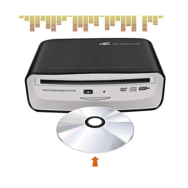 [DT]Bil DVD-spiller for Android Video Player Ekstern bilradio CD DVD-skuffspiller USB-CD