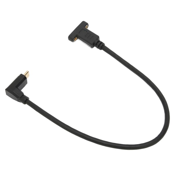 USB 3.1 Typ C Hane till Hona Förlängningskabel Panelmontering Skruvhål
