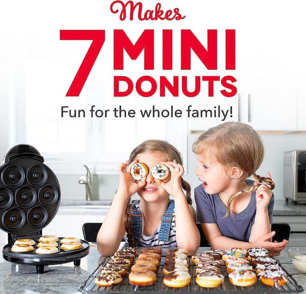 Mini Donut Maker Maskine, Laver 7 Donuts British Standard