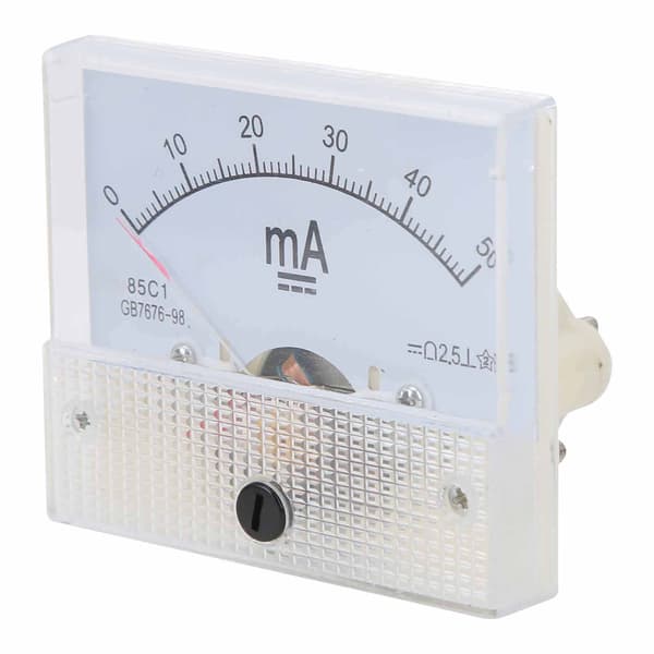 Høy Nøyaktighet 85C1 DC 0-50mA Panelmeter Amperemeter
