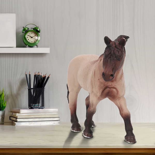 Simulerings Solid Hest Figur Plastik Dyremodel Pædagogisk Legetøj til Børn