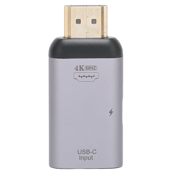 Type C Adapter 4K HD 100W PD Guldbelagt Hun til Han HDMI Dockingstation