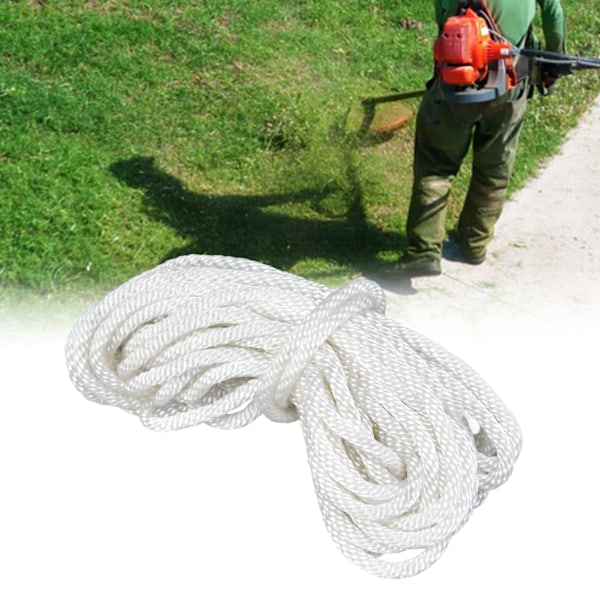 10m Nylon Startsnor for Motorsager, Gressklippere & Trimmere - 3.5mm Tykkelse