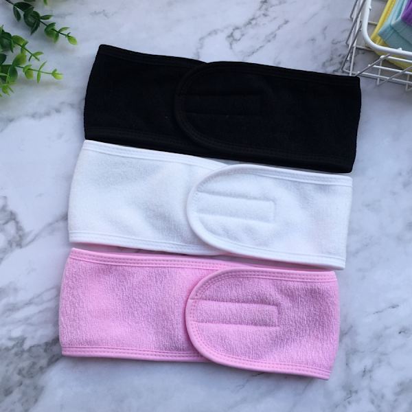 ansikts spa pannband White