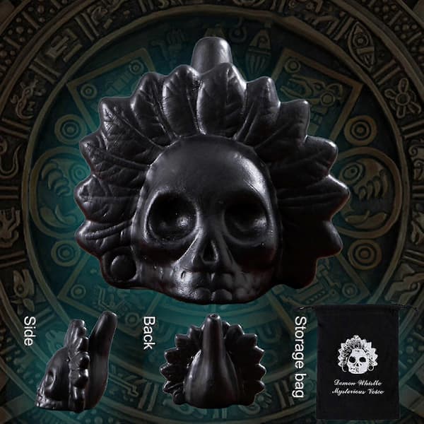 Aztec Death Whistle Authentic Human Scream - Ancient Azte, 100% New[dt]