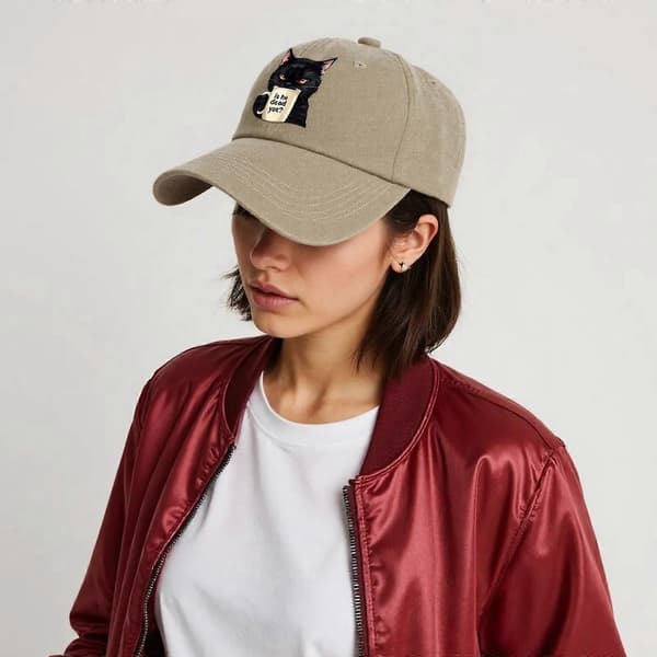 Mode Bomuld Baseball Hat Åndbar Unisex Solhat til Hverdagsbrug Sport Khaki Khaki