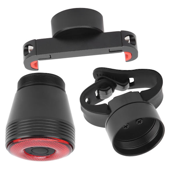Sykkel Smart Baklys Sykkelbremsesensor Bakadvarselslys USB-lading Baklys