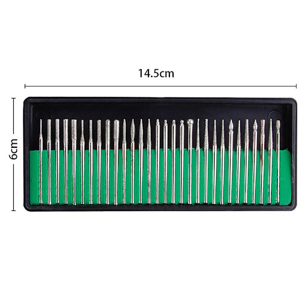 Nagelslipnål, sandring 30 grinding needles (2 boxes)