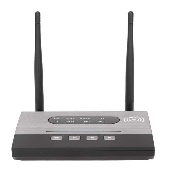 Bluetooth 5.0 Sender Mottaker HiFi Lossless CSR Chip NFC SPDIF Trådløs Optisk Lydadapter 2 i 1
