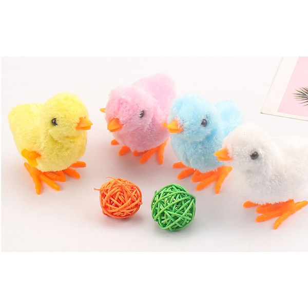 Wind Up Chicken Clockwork Toy Easter Egg Jumping Toys 3.15 x 2.36 inch