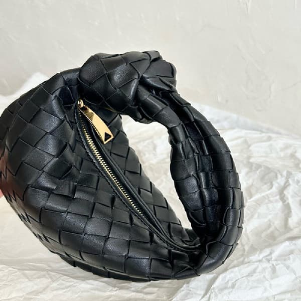 Høykvalitets vevd veske, dumpling skyveske 1 1 28*3*15cm